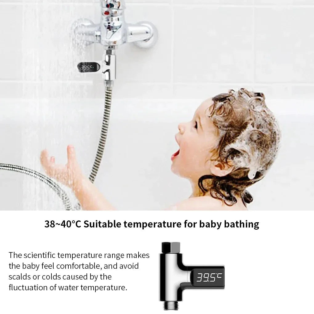 LED Display Water Shower Thermometer